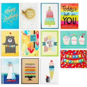 Hallmark Handmade Christmas Card Assortment (12 Cards and Envelopes, Refill Pack Card Organizer Box)(All Occasion Refill Pack)