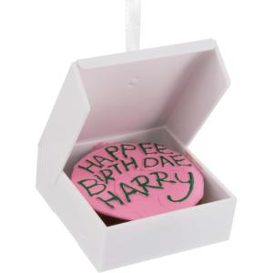 Hallmark Harry Potter Stacked Books with Wand Christmas Ornament,Resin, 2.23 x 2.75 x 2.28 inches, (0002HCM9130)(Birthday Cake)