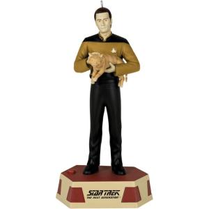 Hallmark Keepsake 1.69″ Miniature Christmas Ornament 2023, Star Trek Captain Kirk Mini, Gifts for Trekkies(Data’s Ode to Spot)