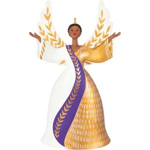 Hallmark Keepsake Christmas Ornament 2023, Angel of Adoration, Religious Gifts(Angel of Exultation)