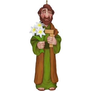 Hallmark Keepsake Christmas Ornament 2023, Candlelight Service, Religious Gifts(Saint Joseph)