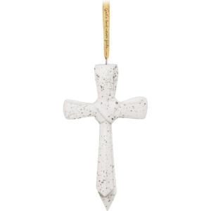 Hallmark Keepsake Christmas Ornament 2023, Porcelain Cross, God’s Love Never Fails, Religious Gifts(God’s Love Never Fails)