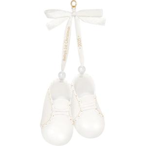 Hallmark Keepsake Christmas Ornament 2024, Baby’s First Christmas Pram, Porcelain, Baby Gift(2025 Baby)