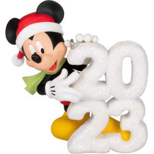 Hallmark Keepsake Christmas Ornament 2025, Disney Mickey Mouse A Year of Disney Magic(2023 A Year of Disney Magic)