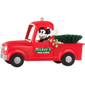Hallmark Keepsake Christmas Ornament 2025, Disney Mickey Mouse from Sketch to Screen, Gifts for Disney Fans(Mickey’s Tree Farm)