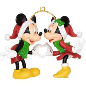 Hallmark Keepsake Christmas Ornament 2025, Disney Mickey and Friends Firefighting Friends 2025 with Light, Sound and Motion, Gifts for Disney Fans(Mickey and Minnie a Season of Love)