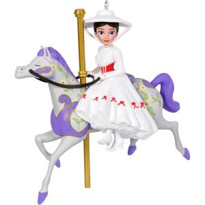 Hallmark Keepsake Christmas Ornament 2025, Disneyland King Arthur Carrousel Ride Around The Kingdom, Gifts for Disney Fans(Practically Perfect Carousel Ride)