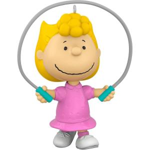 Hallmark Keepsake Christmas Ornament 2025, Peanuts 75th Anniversary Hello, Snoopy! with Sound, Gifts for Peanuts Fans(Jump-Roping Sally)