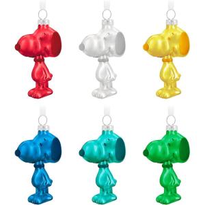 Hallmark Keepsake Christmas Ornament 2025, The Peanuts Gang Merit Badge Ceremony, Gifts for Peanuts Fans(Snoopy  Set of 6)