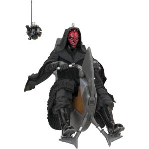 Hallmark Keepsake Christmas Ornaments (Star Wars: The Phantom Menace 25th Anniversary Darth Maul and Sith Probe Droid), Set of 2(Darth Maul and Sith Probe Droid)