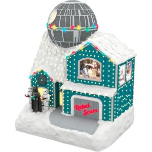 Hallmark Keepsake Christmas Tabletop Decoration, Star Wars The Merriest House in the Galaxy Musical With Light, Gifts for Star Wars Fans