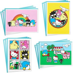 Hallmark Mahogany Disney Princess Valentine’s Day Cards, The Little Mermaid (12 Blank Cards with Envelopes) for Birthdays, Back to School, Any Occasion(Hello Kitty)