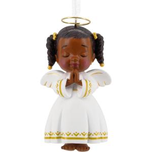 Hallmark Mahogany Nativity Christmas Ornament(Angel)