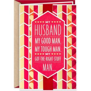 Hallmark Mahogany Valentines Day Card for Husband (My Man)
