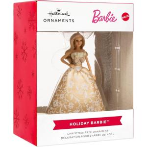 Hallmark Mattel Holiday Barbie 2025 Christmas Ornament, Gifts for Barbie Fans