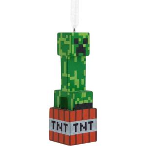 Hallmark Minecraft Steve in Diamond Armor Christmas Ornament(Creeper on TNT)