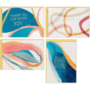 Hallmark Morgan Harper Nichols Thank You Cards Assortment with Organizer (40 Cards and Envelopes)