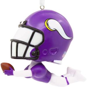 Hallmark NFL Minnesota Vikings Bouncing Buddy Christmas Ornament(Minnesota Vikings Bouncing Buddy Diving)