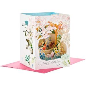Hallmark Paper Wonder Birthday Pop Up Card For Women (Pink and Gold Birthday Cake), 799RZW1030(Pop Up  Beautiful Day)