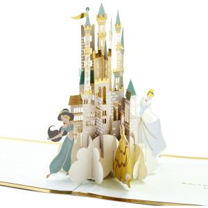 Hallmark Paper Wonder Disney Princess Pop Up Birthday Card for Kids (Ariel, Cinderella, Mulan, Jasmine, Belle, Tiana)(Pop Up  Disney Princesses)