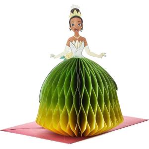 Hallmark Paper Wonder Frozen Disney Princess Pop Up Birthday Card (Honeycomb Elsa) for Birthdays, Encouragement, All Occasions(Green)