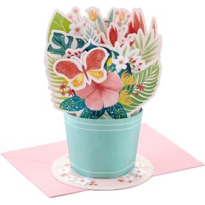 Hallmark Paper Wonder Mother’s Day Pop Up Card (Flower Bouquet) for Graduation, Administrative Professionals Day, Nurses Day, Spring, Any Occasion(Pop Up  Displayable Bouquet)