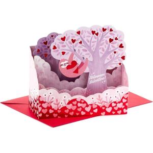 Hallmark Paper Wonder Pop Up Valentines Day Card (Honeycomb Hedgehog)(Sloth)