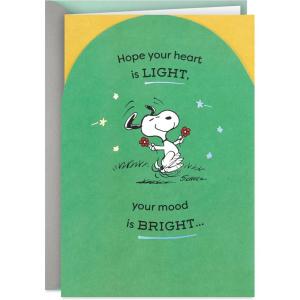 Hallmark Peanuts Birthday Card (Snoopy Hugs) for Kids, Grandchildren, Friends, Fans(Snoopy Hugs)