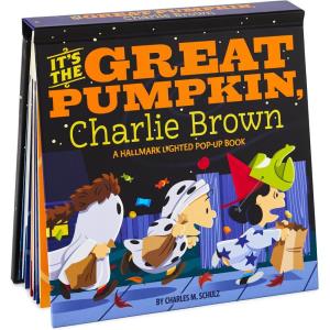 Hallmark Peanuts It’s the Great Pumpkin, Charlie Brown Lighted Pop-Up Book, Gift for Kids(It’s the Great Pumpkin  Charlie Brown)