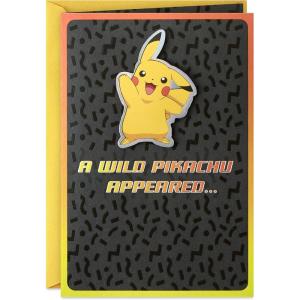 Hallmark Pokémon Birthday Card (Wild Pikachu)(Wild Pikachu)