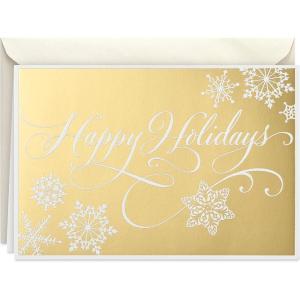 Hallmark Religious Boxed Christmas Card Assortment, Star of Wonder (36 Cards and Envelopes) Pink, Blue, Yellow, Green, Orange(Gold Happy Holidays Cards)