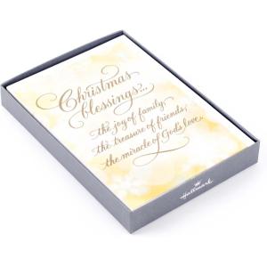 Hallmark Religious Boxed Christmas Cards, Christmas Blessings (16 Cards and 17 Envelopes)(Christmas Blessings  Holiday Cards)