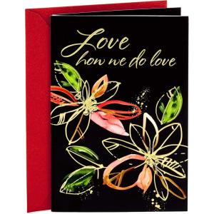 Hallmark Romantic Christmas Card for Husband, Wife, Boyfriend, Girlfriend (Celebrate Our Way)(Love How We Do Love)