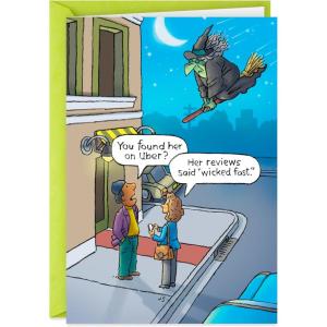 Hallmark Shoebox Funny Halloween Card (Eye Heart U)(Wicked Fast)