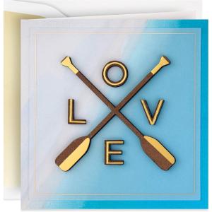 Hallmark Signature Anniversary Card (Oars)