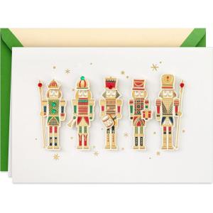Hallmark Signature Christmas Card (Nutcrackers)