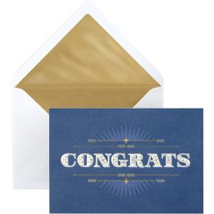 Hallmark Signature Graduation Card (Grad Caps)(Congrats)