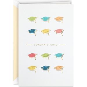 Hallmark Signature Graduation Card (Grad Caps)(Graduation Caps)