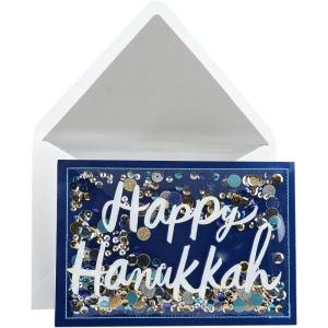 Hallmark Signature Hanukkah Card (Happy Hanukkah Confetti), (0699XXH2152)(Confetti)