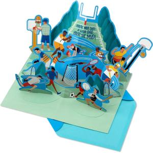 Hallmark Signature Paper Wonder Fishing Pop-Up Card (Have a Reel Nice Day) for Birthdays, Father’s Day, Just Because(Sports)