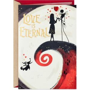 Hallmark Signature Paper Wonder Nightmare Before Christmas Pop Up Valentine’s Day Card (Jack & Sally) for Anniversary, Love, Romantic Birthday, Sweetest Day(Nightmare Before Christmas  Love is Eternal)