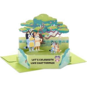 Hallmark Sonic the Hedgehog Valentine’s Day Card Assortment for Kids (24 Valentine Cards, 24 Sticker Sheets and Envelopes)(Bluey)