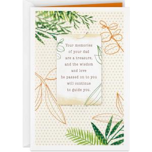 Hallmark Sympathy Card for Loss of Dad (Wisdom and Love)(Wisdom and Love)