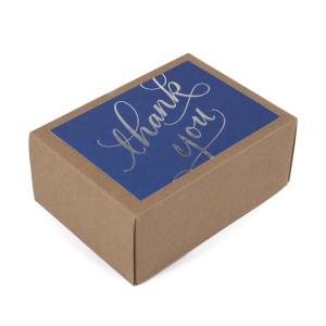 Hallmark Thank You Notes (Silver Foil Script, 40 Cards and Envelopes)(Silver Foil Script)