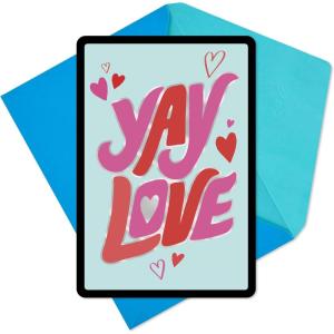 Hallmark and Venmo Wedding or Engagement Card for Couple (Yay Love)
