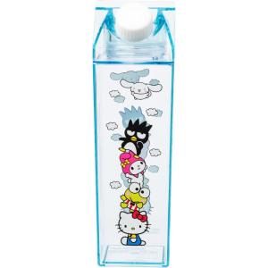 Silver Buffalo Rainbow Brite Featuring Twink, Puppy Brite, and Starlite Plastic Milk Carton Pitcher Bottle, 16.2 Ounces(Hello Kitty and Friends Clouds)