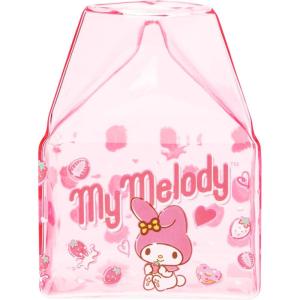 Silver Buffalo Rainbow Brite Featuring Twink, Puppy Brite, and Starlite Plastic Milk Carton Pitcher Bottle, 16.2 Ounces(My Melody Strawberry)