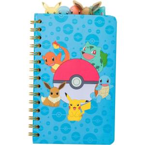 Silver Buffalo Rainbow Brite RB Starlite Twink Star 8″ x 5″ Spiral Tabbed Notebook(Pokémon)