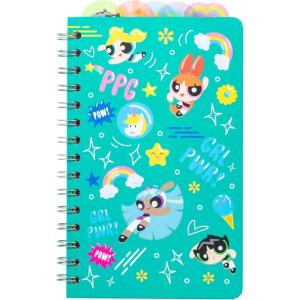 Silver Buffalo Rainbow Brite RB Starlite Twink Star 8″ x 5″ Spiral Tabbed Notebook(Power Puff Girls)