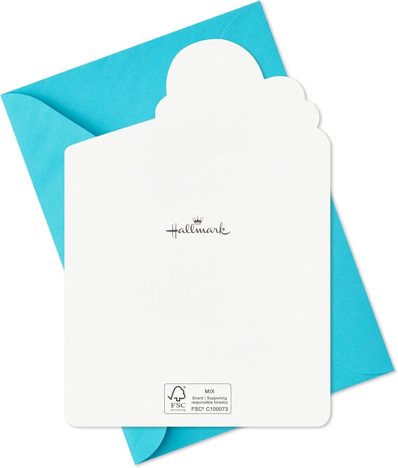 imageHallmark Birthday Cake Card Assortment 16 Blank Cards with Envelopes 4 Designs for Kids Grandchildren Coworkers